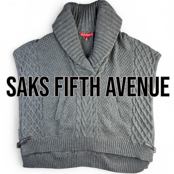 Saks Fifth Avenue Wool Sweater Vest Women's M - Picture 1 of 8